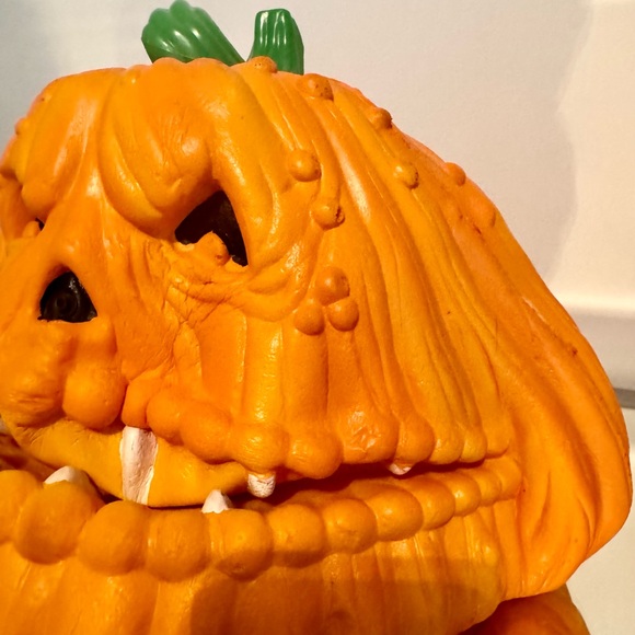 *RARE VINTAGE* TRENDMASTERS 1998 TALKING FAT JACK PUMPKIN DECOR - Picture 4 of 11